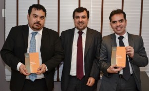 Manoel Veríssimo, presidente da CAARO, Renan Aguiar, diretor tesoureiros da CAARJ e Andrey Cavalcante