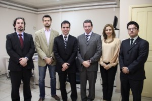 Representantes da OAB/RO durante reunião com o Delegado da PF