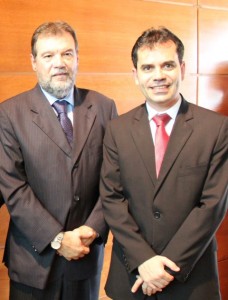 Presidente da OAB/RO, Andrey Cavalcante e o Conselheiro e novo Presidente do TCE, José Euler