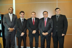 Diretoria da OAB/RO durante visita à PGE