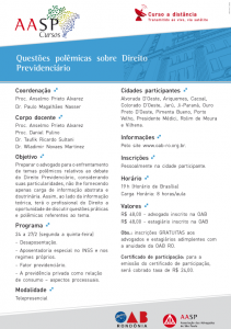 Cursos AASP fevereiro