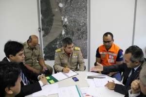 Representantes da OAB/RO se reuniram com o Comandante do Corpo de Bombeiros Militar de Rondônia para comunicar sobre a campanha da Seccional