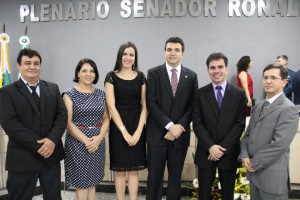 Andrey Cavalcante e a Diretoria da subseção de Cacoal