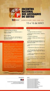 Encontro dos Advogados do Sertão