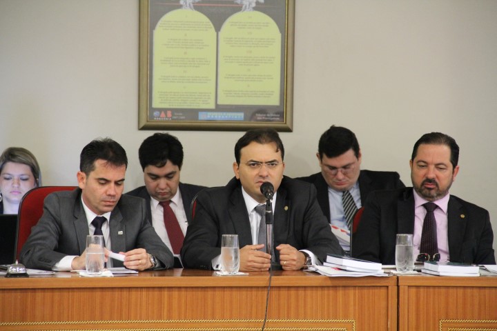Sessão do Conselho com presidente do CFOAB, Marcus Vinícius