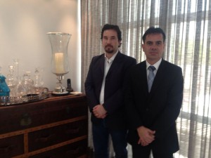 Andrey Cavalcante com o procurador Jurídico da OAB/RO, Gustavo Dandolini.
