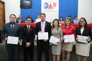 Andrey Cavalcante com diretoria da Subseção de Rolim de Moura