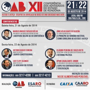 XII Conferência dos Advogados do Estado de Rondônia