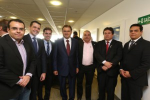 Andrey Cavalcante participa de Sanção do Super Simples no Palácio do Planalto.