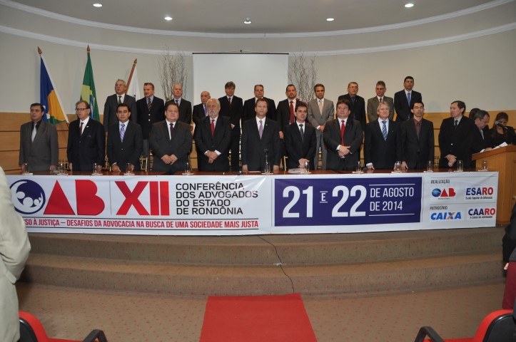 Abertura XII Conferência dos Advogados de Rondônia