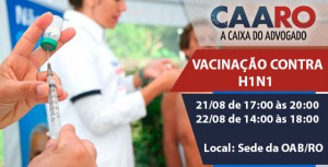 Vacinação 21 e 22 de agosto