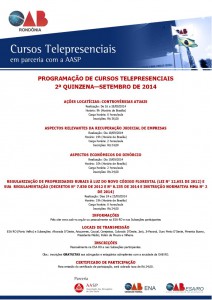 Cursos AASP setembro 2014