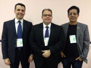 advogados Fabrício Jurado, Rochilmer da Rocha Filho e Paulo Rogério José, acompanharam durante todo o domingo os trabalhos do Jecrime 