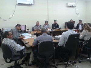 Reunião sobre reestruturação do complexo de Correição da Polícia Militar