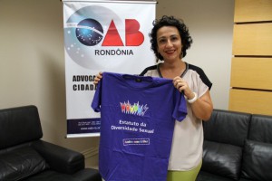 A presidente da Comissão da Diversidade Sexual da OAB/RO, Marília Moro, conclama a advocacia a participar do evento