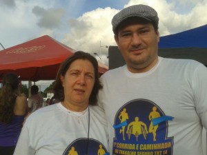 Walter Gustavo, secretário-geral adjunto da OAB/RO e Helena Sadahiro, secretária-geral adjunta da CAARO