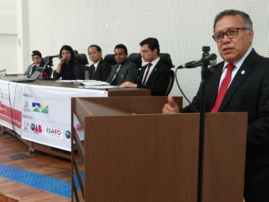 Fernando Maia, diretor tesoureiro, representou a OAB/RO no evento