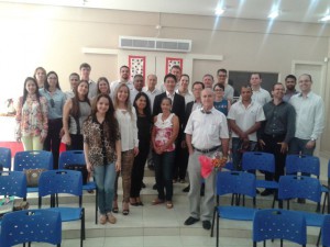 Advogados durante confraternização em Ouro Preto