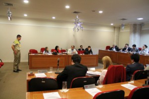 Vinicius Aragão Lucas foi recebido pelos conselheiros seccionais da OAB/RO, durante a sessão ordinária