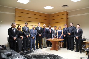 Presidente Andrey Cavalcante recebeu os convidados antes de iniciar o evento