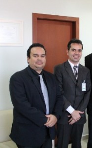 O membro da Comissão Especial de Direito da Tecnologia e Informação do Conselho Federal da OAB com Andrey Cavalcante