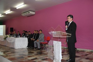 Andrey Cavalcante durante abertura do evento