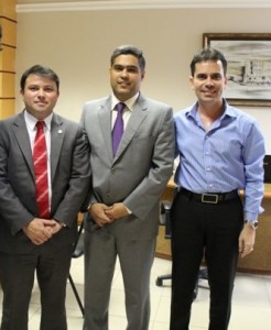 Roberto Jarbas, Eurico Montenegro e Andrey Cavalcante