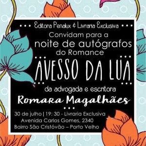 Convite Livro Avesso da Lua