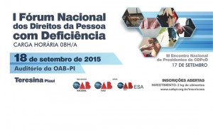 Forum Nacional em Teresina