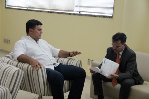 Marcelo Thomé com Andrey Cavalcante discutem situação do Sistema S