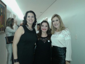 Veralice Veris com Fernanda Marinela e Eduarda Mourão de Miranda, vice-presidente da OAB/PI