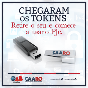 Retirada de tokens na Caaro