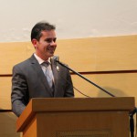 Andrey Cavalcante durante discurso