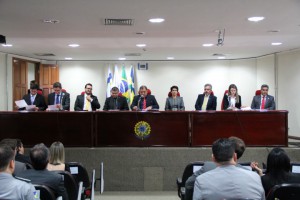 Dr. Eurico Montenegro Neto participou da mesa de autoridades durante a posse