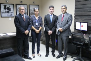 Após a reunião, foi realizada uma visita à Sala de Apoio ao Advogado.