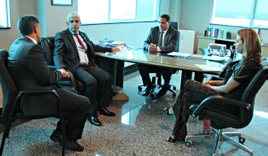 OAB/RO se reuniu com o secretário da Sesdec no Palácio Rio Madeira. (Foto: Ascom OAB/RO)