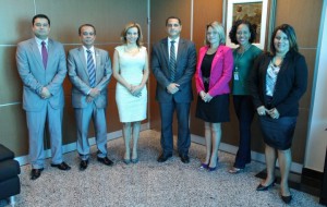 A Comissão Especial dos Direitos da Pessoa com Deficiência da OAB/RO, em reunião, na Sesdec.