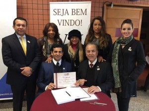 Comitiva oficial de Rondônia na VII EBAC, em posse oficial do presidente da Comacrim, Breno Mendes.