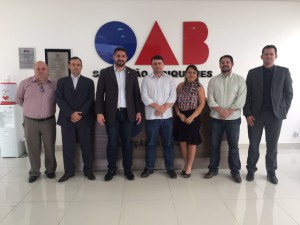 Diretoria e CDP de Ariquemes, em reunião, com delegado regional.