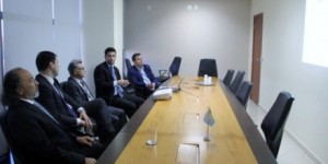 Diretoria da OAB/RO, em visita institucional, no TJ/RO.