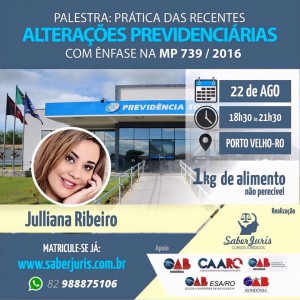 22.08.16- Práticas previdenciárias - Porto Velho