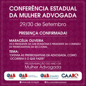 Conferência - Maracélia Oliveira