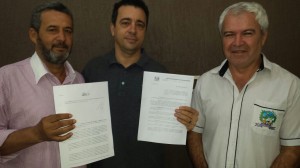 Marcos Donizetti Zani, Eleondas Sebastiao da Silva e Algacir de Vitto. 