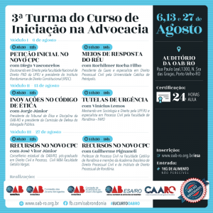 arte curso iniciação advocacia