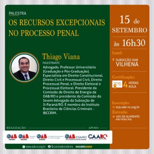 Recursos Excepcionais - Vilhena - Face