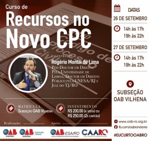 Recursos NCPC Vilhena - FB