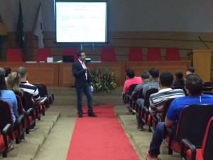 Vitor Martins Noé ministrou a palestra de encerramento da 4ª turma do Curso