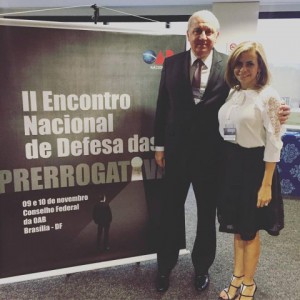 Maracélia Oliveira e Raul Fonseca representaram a Seccional.