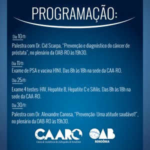 Caaro novembro azul