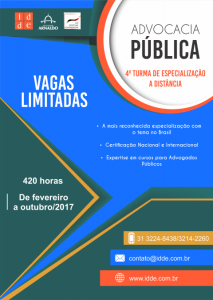 Pós-graduação à distância IDDE - advocacia pública